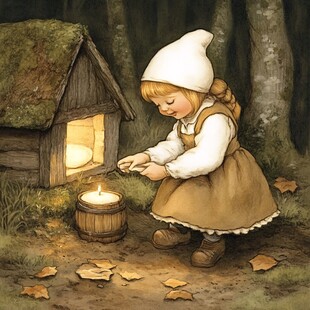 卖火柴的小女孩