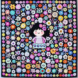 小女孩鼠标垫图案