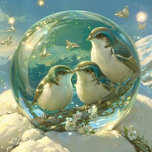 白头翁包装插画