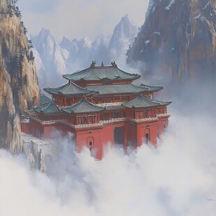 古风仙境天上宫阙