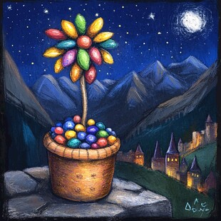 奇幻爱丽斯仙境插画