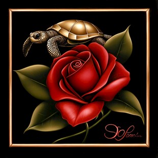 玫瑰3d画
