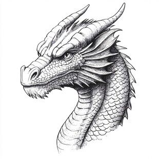 原创手绘龙
