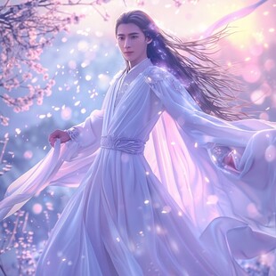 原创手绘古装美男