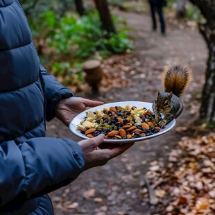 松鼠的食物