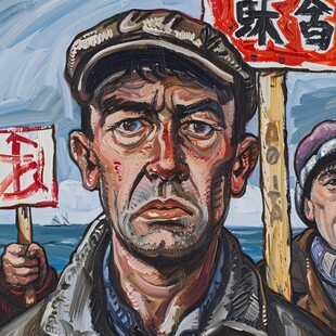 渡江胜利纪念馆插画