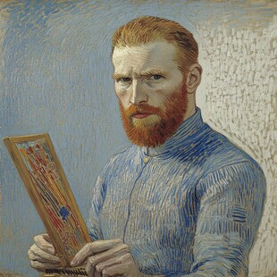 没有耳朵的梵高自画像