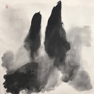 禅境泼墨画