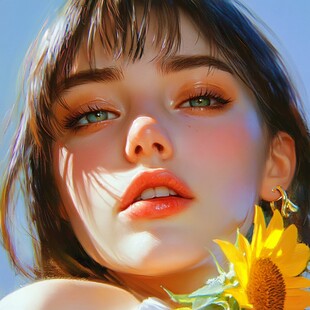 写实人物插画