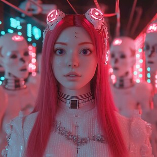 粉红仿生人