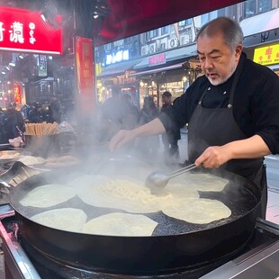 煎饼手艺人