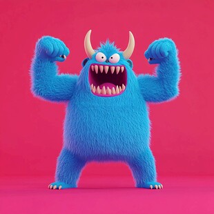 怪兽玩偶设计