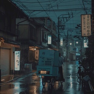 夜景梅雨季