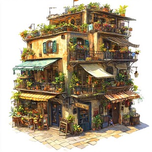 手绘小酒馆