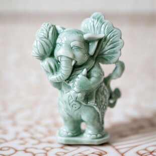 小象雕刻摆件