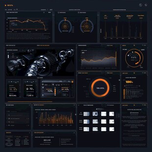 仪表盘ui素材