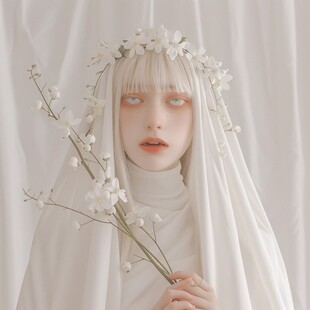 鲜花女孩头像