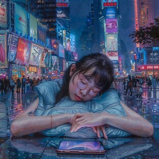 趴着玩平板