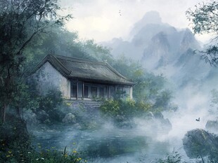 唯美古风场景