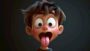 卡通写实漫画人物