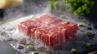 干冰冒烟牛肉