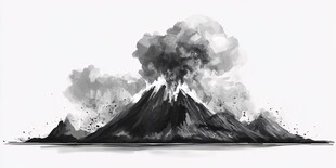 地质运动火山喷发