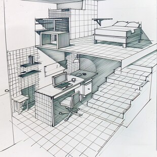 环艺手绘设计作业