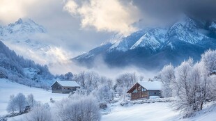 唯美雪景风光