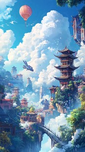 古风仙境天上宫阙