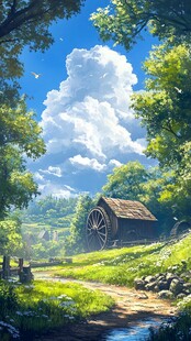 唯美农村场景
