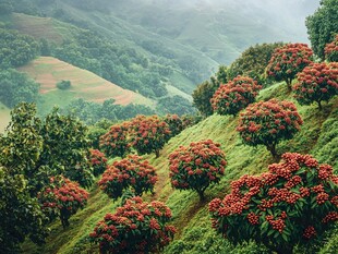 哀牢山小红花