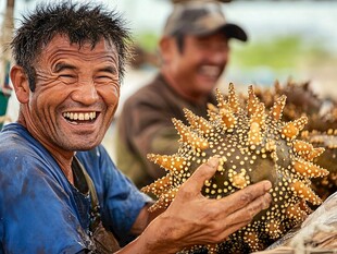 采菱人男工