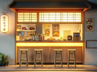 日式居酒屋柜台