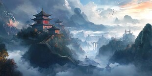 古风仙境天上宫阙