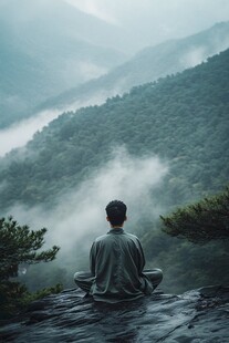 孤独行者打坐