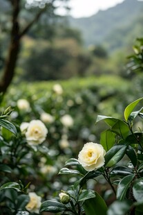 茶树山茶花白茶