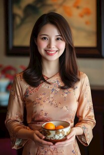 中餐美女