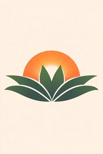 太阳植物logo