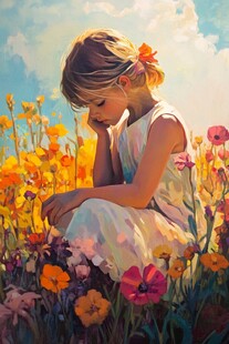 梦幻儿童插画超治愈