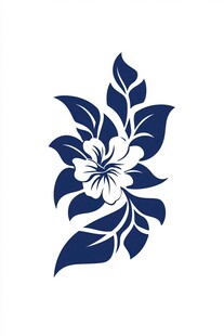 青花元素logo