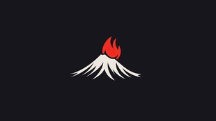 火山logo