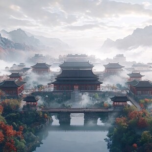 古风仙境天上宫阙