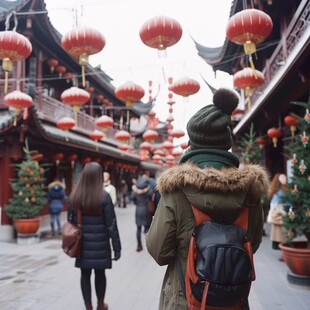 新年灯笼街拍