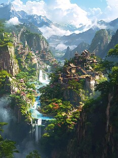 古风人物大场景