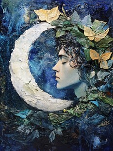 星月河幻想插画