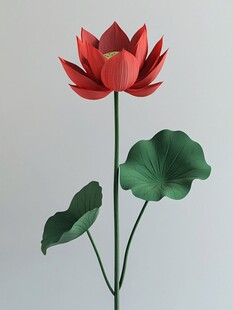 荷花3d花