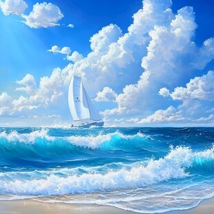 扬帆启航高清画