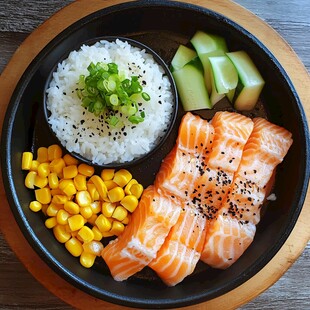 日式生鱼片米饭