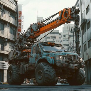巨型翻斗车