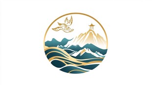 文旅神山圣山logo